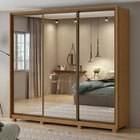 Guarda Roupa Casal Com Espelho E Pés 3 Portas 6 Gavetas Spazi