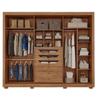 Guarda Roupa Casal Com Espelho E Pés 3 Portas De Correr 100 M