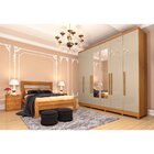 Guarda Roupa Casal Com Espelho E Pés 6 Portas 4 Gavetas 239cm