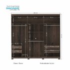 Guarda Roupa Casal Com Espelho E Pés 6 Portas 4 Gavetas Imagi