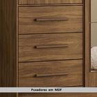 Guarda Roupa Casal Com Espelho Estrela Mapi Móveis 4 Portas E