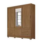 Guarda-roupa Casal Com Espelho Florida 5 Pt 4 Gv Naturale