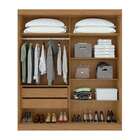 Guarda-roupa Casal Com Espelho Lani Flex 2 Pt 2 Gv Amêndoa E