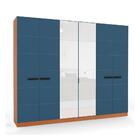 Guarda-roupa Casal Com Espelho Lisboa 6 Portas 4 Gavetas Frei