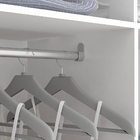 Guarda-roupa Casal Com Espelho Luiza 4 Pt 7 Gv Branco