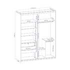 Guarda-roupa Casal Com Espelho Luminum 2 Pt 3 Gv Branco