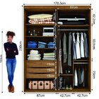 Guarda-roupa Casal Com Espelho Luminum 2 Pt 3 Gv Branco