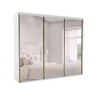 Guarda-roupa Casal Com Espelho Luminum Ll 3 Pt 6 Gv Branco