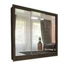 Guarda-roupa Casal Com Espelho Malibu 3 Pt 4 Gv Cumaru Rustic