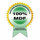 Guarda-roupa Casal Com Espelho Malma 3 Pt Branco