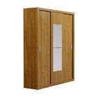 Guarda-roupa Casal Com Espelho Martina Premium Imbuia 3 Pt 4