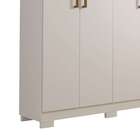 Guarda-roupa Casal Com Espelho Milena 6 Pt 2 Gv Branco