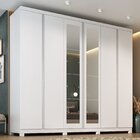Guarda-roupa Casal Com Espelho Monte Carlo Branco