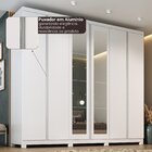 Guarda-roupa Casal Com Espelho Monte Carlo Branco