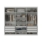Guarda-roupa Casal Com Espelho Monte Carlo Branco