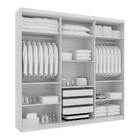 Guarda Roupa Casal Com Espelho Montreal Mapi Móveis 6 Portas