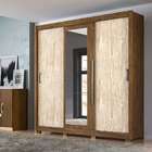 Guarda-roupa Casal Com Espelho Montreal Plus 3 Pt 3 Gv Castan