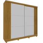 Guarda Roupa Casal Com Espelho Nas 2 Portas E Pés Rafaelle Ye