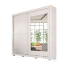 Guarda-roupa Casal Com Espelho Nicole Plus 2 Pt 3 Gv Branco