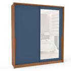 Guarda-roupa Casal Com Espelho Porto 2 Portas 2 Gavetas Freij