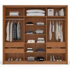 Guarda-roupa Casal Com Espelho Porto 3 Portas 4 Gavetas Freij