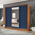 Guarda-roupa Casal Com Espelho Porto 3 Portas 4 Gavetas Freij