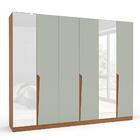 Guarda-roupa Casal Com Espelho Porto 6 Portas 4 Gavetas Freij