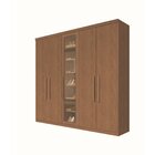 Guarda Roupa Casal Com Espelho Reflecta 5 Portas Slow Motion