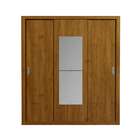 Guarda-roupa Casal Com Espelho Rita Premium Imbuia 3 Pt 4 Gv
