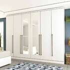 Guarda-roupa Casal Com Espelho Sevilla 6 Pt Branco