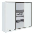 Guarda-roupa Casal Com Espelho Spazio 3 Pt 6 Gv Branco