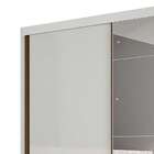 Guarda-roupa Casal Com Espelho Thor Gold 2 Pt Branco
