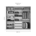 Guarda-roupa Casal Com Espelho Tunas I 3 Pt 3 Gv Branco E Mar