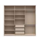 Guarda-roupa Casal Com Espelho Tunas I 3 Pt 3 Gv Noce E Branco