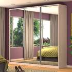 Guarda-roupa Casal Com Espelho Tunas Ii 3 Pt 3 Gv Noce