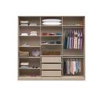 Guarda-roupa Casal Com Espelho Tunas Ii 3 Pt 3 Gv Noce