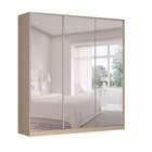 Guarda-roupa Casal Com Espelho Tunas Vi 3 Pt 3 Gv Noce