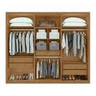 Guarda-roupa Casal Com Espelho Unique 6 Pt 5 Gv Amêndoa