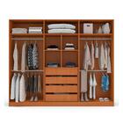 Guarda-roupa Casal Com Espelho Valência 6 Portas 4 Gavetas Fr