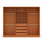 Guarda-roupa Casal Com Espelho Valência 6 Portas 4 Gavetas Fr