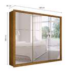 Guarda-roupa Casal Com Espelho Veneza Gold Imbuia 3 Pt 4 Gv