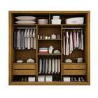 Guarda-roupa Casal Com Espelho Veneza Gold Imbuia 3 Pt 4 Gv