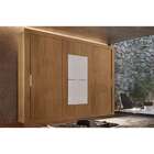 Guarda-roupa Casal Com Espelho Veneza Premium Imbuia 3 Pt 4 Gv