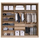 Guarda Roupa Casal Com Espelhos 3 Portas 2 Gavetas 100% Mdf L