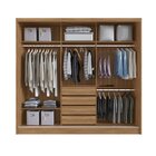 Guarda Roupa Casal Com Espelhos 3 Portas 4 Gavetas 100% Mdf L