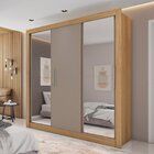 Guarda Roupa Casal Com Espelhos 3 Portas 4 Gavetas Quito Espr