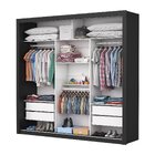 Guarda Roupa Casal Com Espelhos 3 Portas De Correr 4 Gavetas