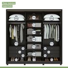 Guarda Roupa Casal Com Espelhos 3 Portas De Correr 6 Gavetas
