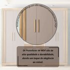 Guarda-roupa Casal Com Espelhos 6 Portas 2 Gavetas Eden Lamin