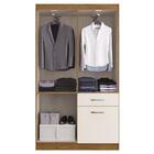 Guarda Roupa Casal Com Espelhos E Pés Multiuso Organizador 4